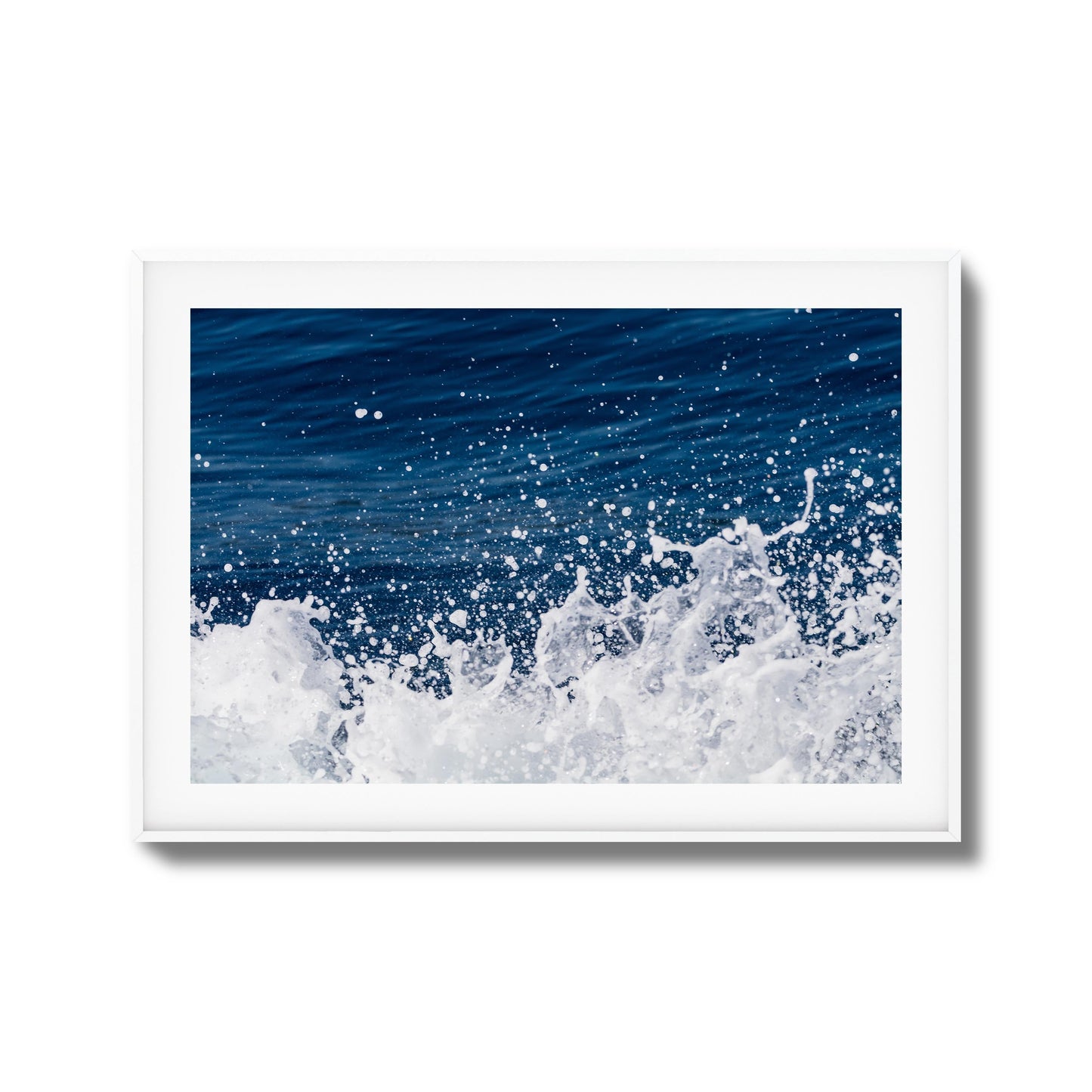 Ocean Splash Close-Up Framed Art