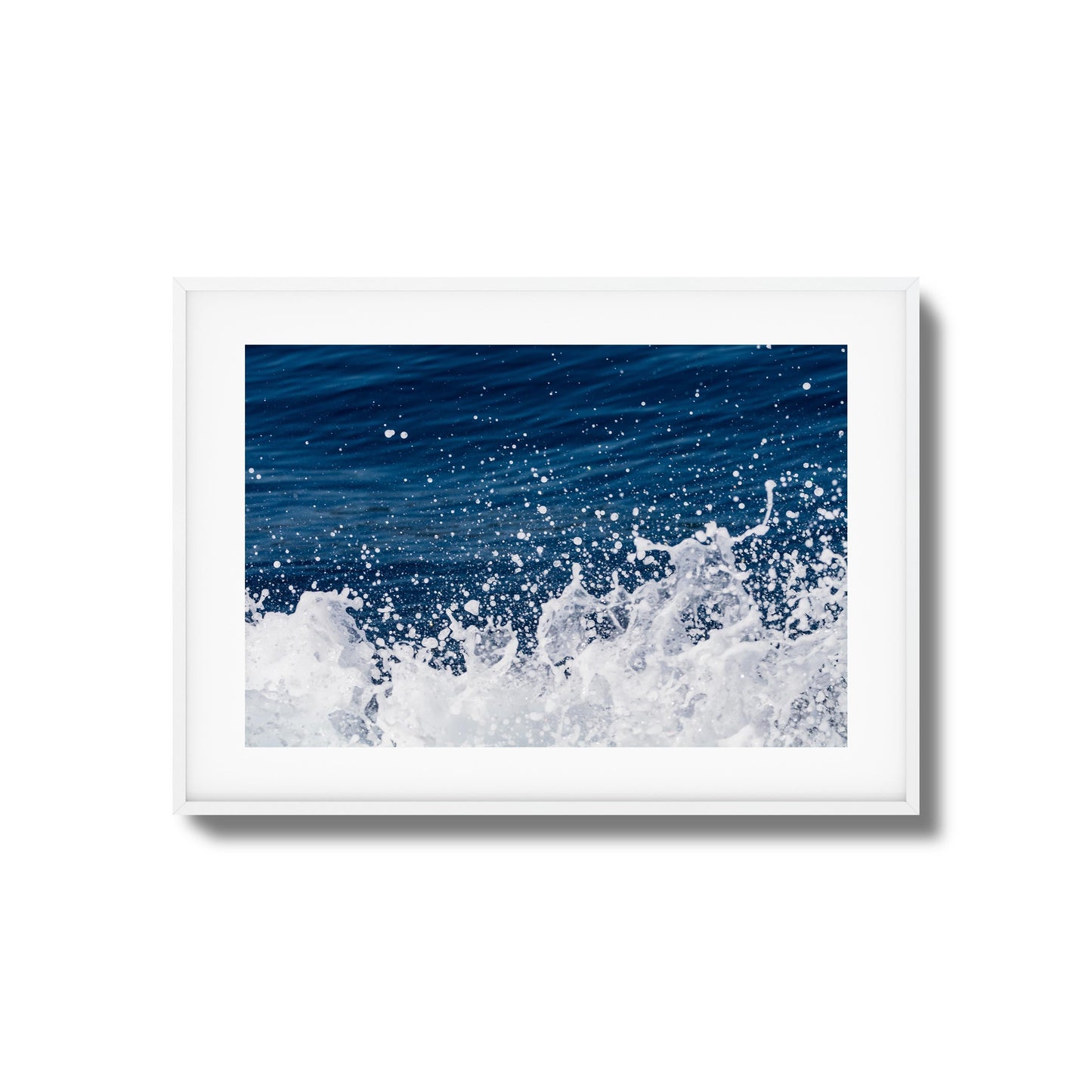 Ocean Splash Close-Up Framed Art