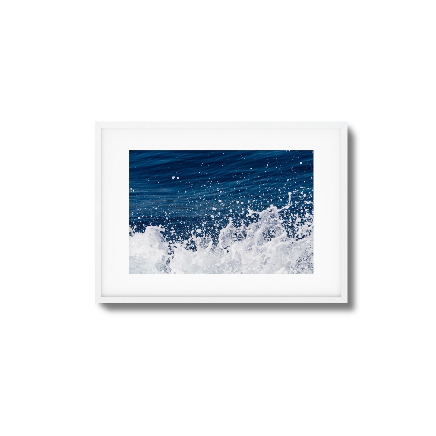 Ocean Splash Close-Up Framed Art
