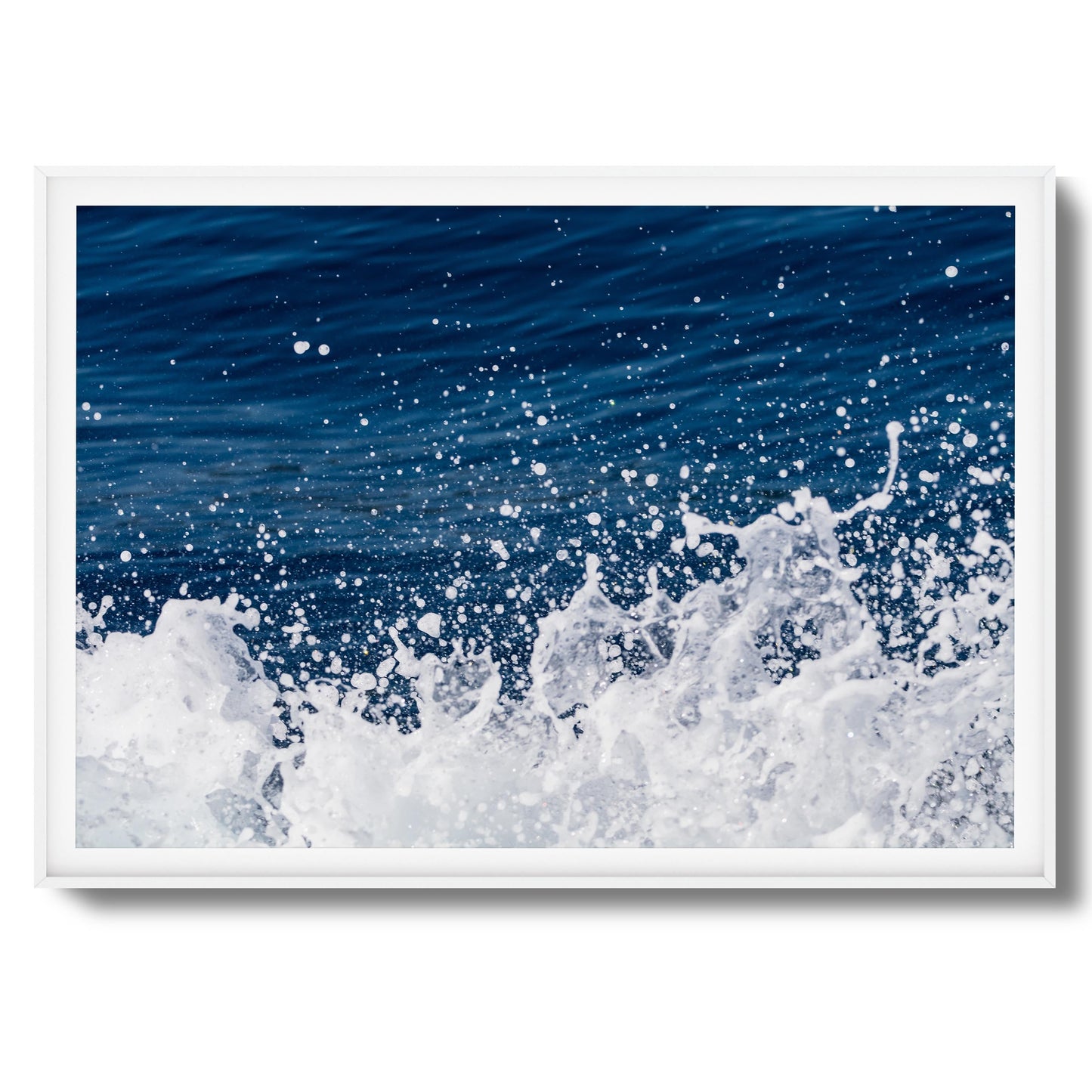 Ocean Splash Close-Up Framed Art