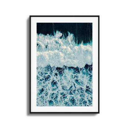 Ocean Texture from Above Framed Art