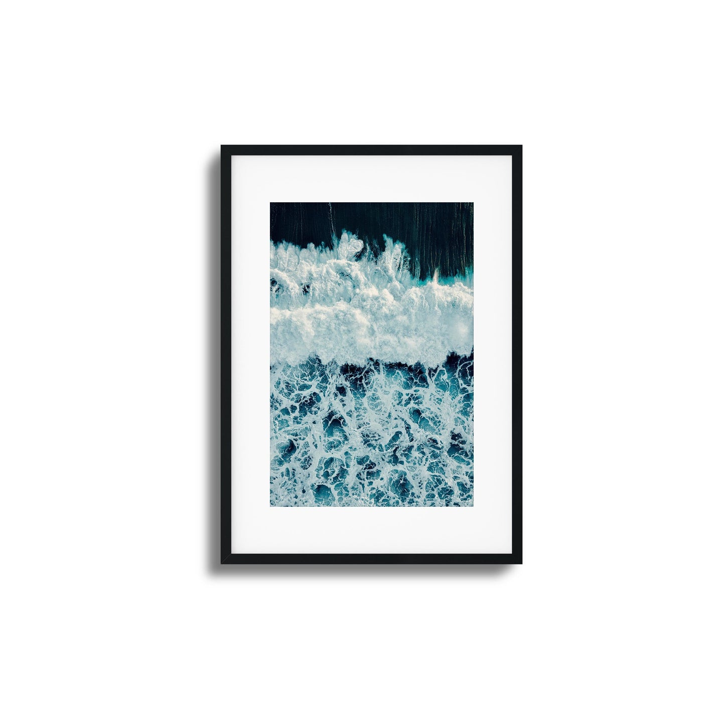Ocean Texture from Above Framed Art