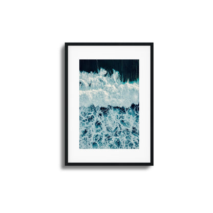 Ocean Texture from Above Framed Art