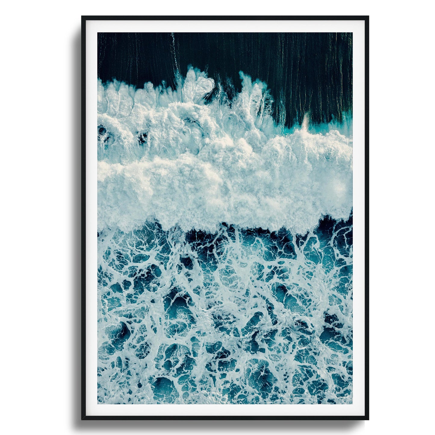 Ocean Texture from Above Framed Art