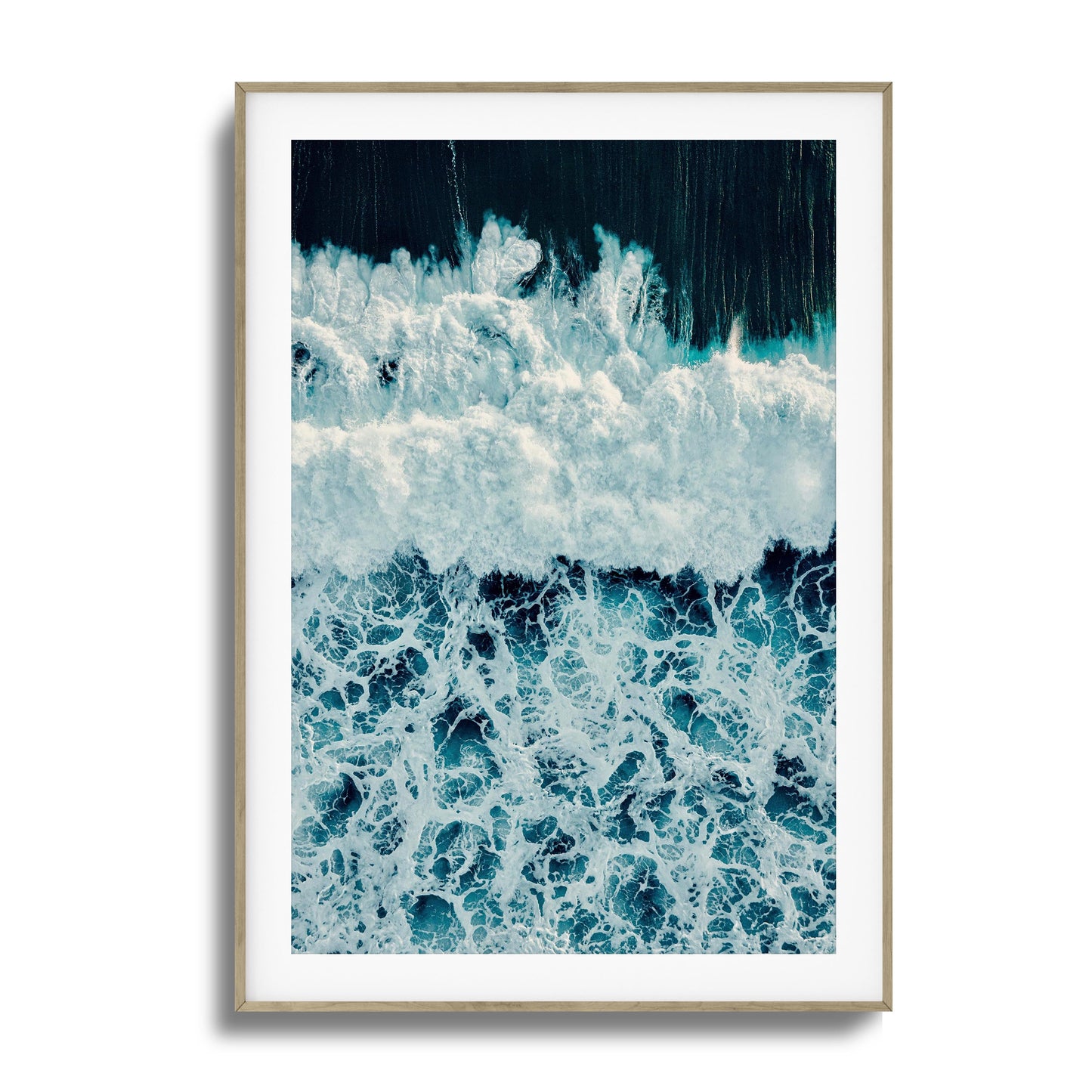 Ocean Texture from Above Framed Art