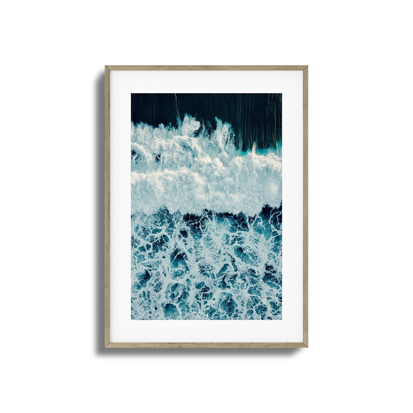 Ocean Texture from Above Framed Art
