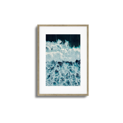 Ocean Texture from Above Framed Art