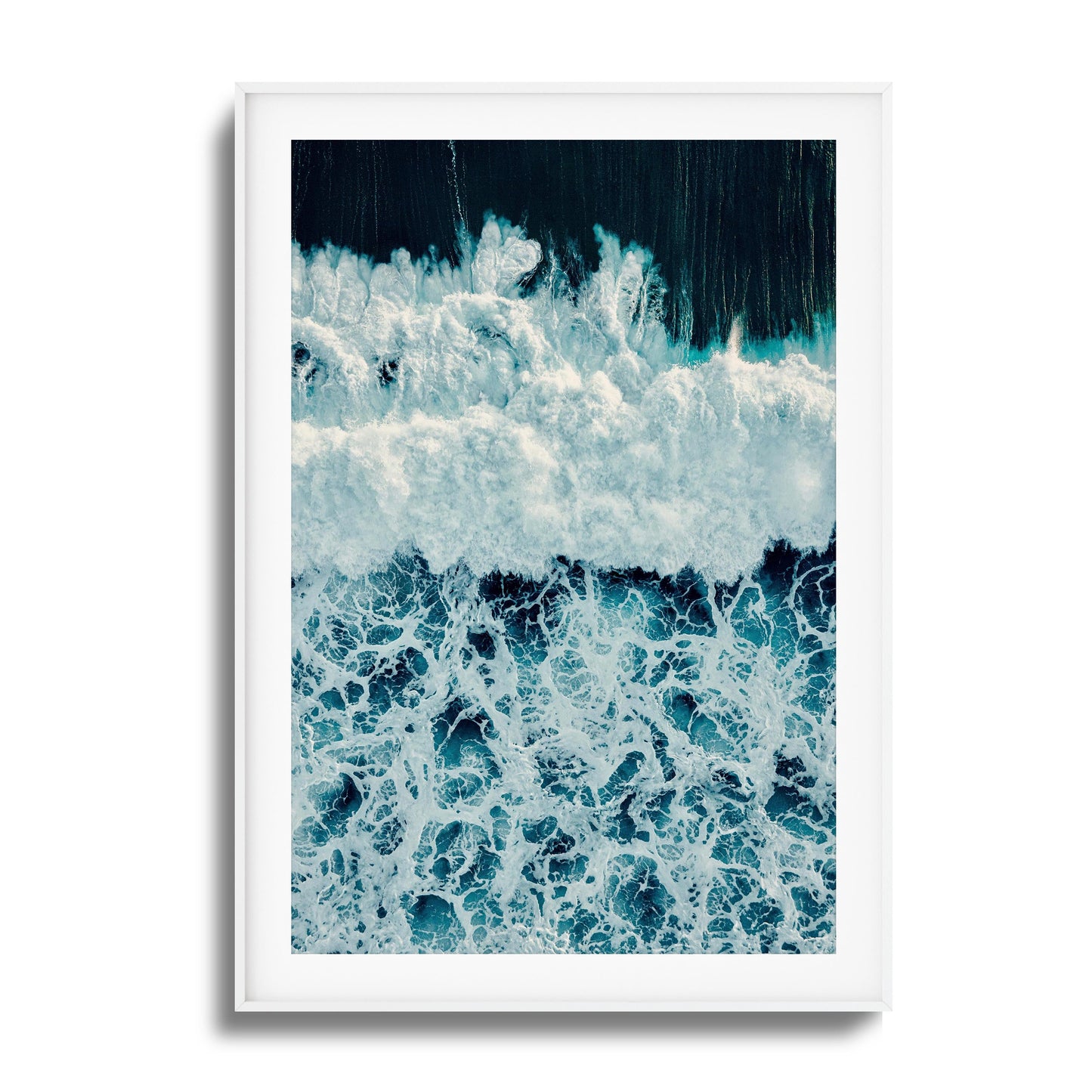 Ocean Texture from Above Framed Art