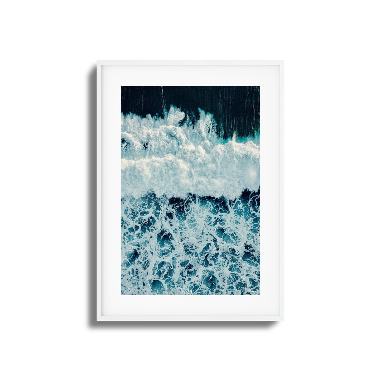 Ocean Texture from Above Framed Art