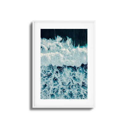 Ocean Texture from Above Framed Art