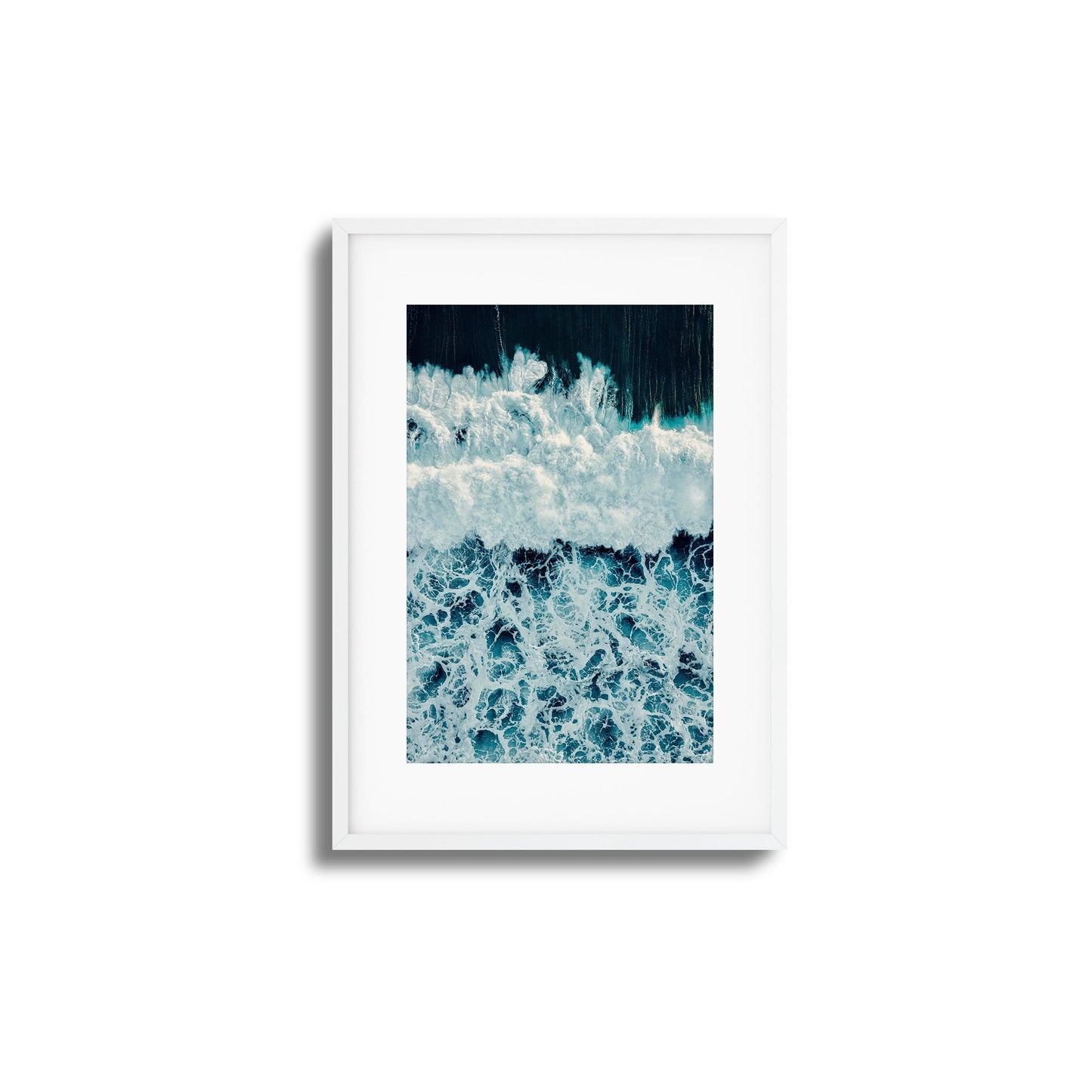 Ocean Texture from Above Framed Art