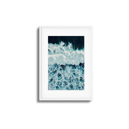 Ocean Texture from Above Framed Art