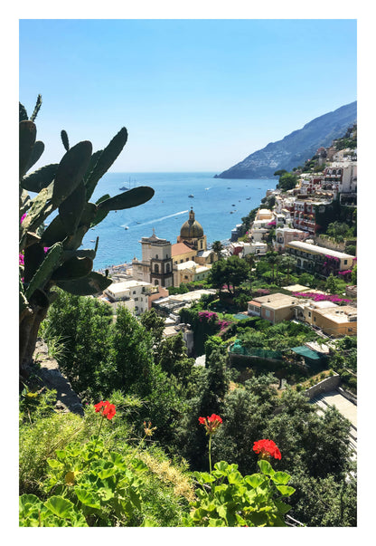Positano Heights Framed Art