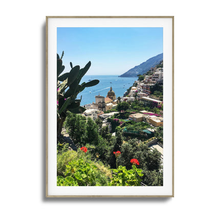 Positano Heights Framed Art
