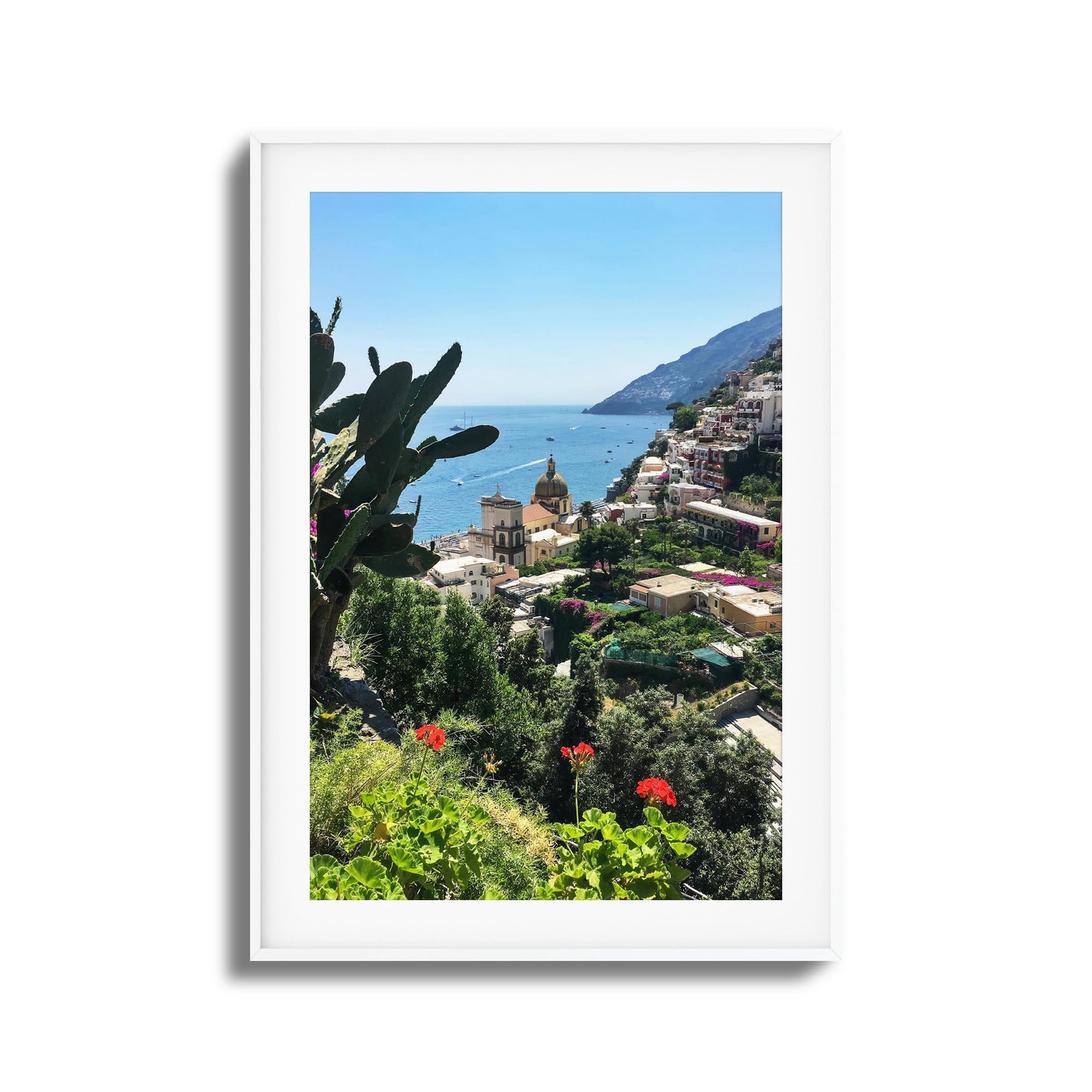 Positano Heights Framed Art