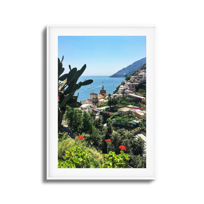 Positano Heights Framed Art