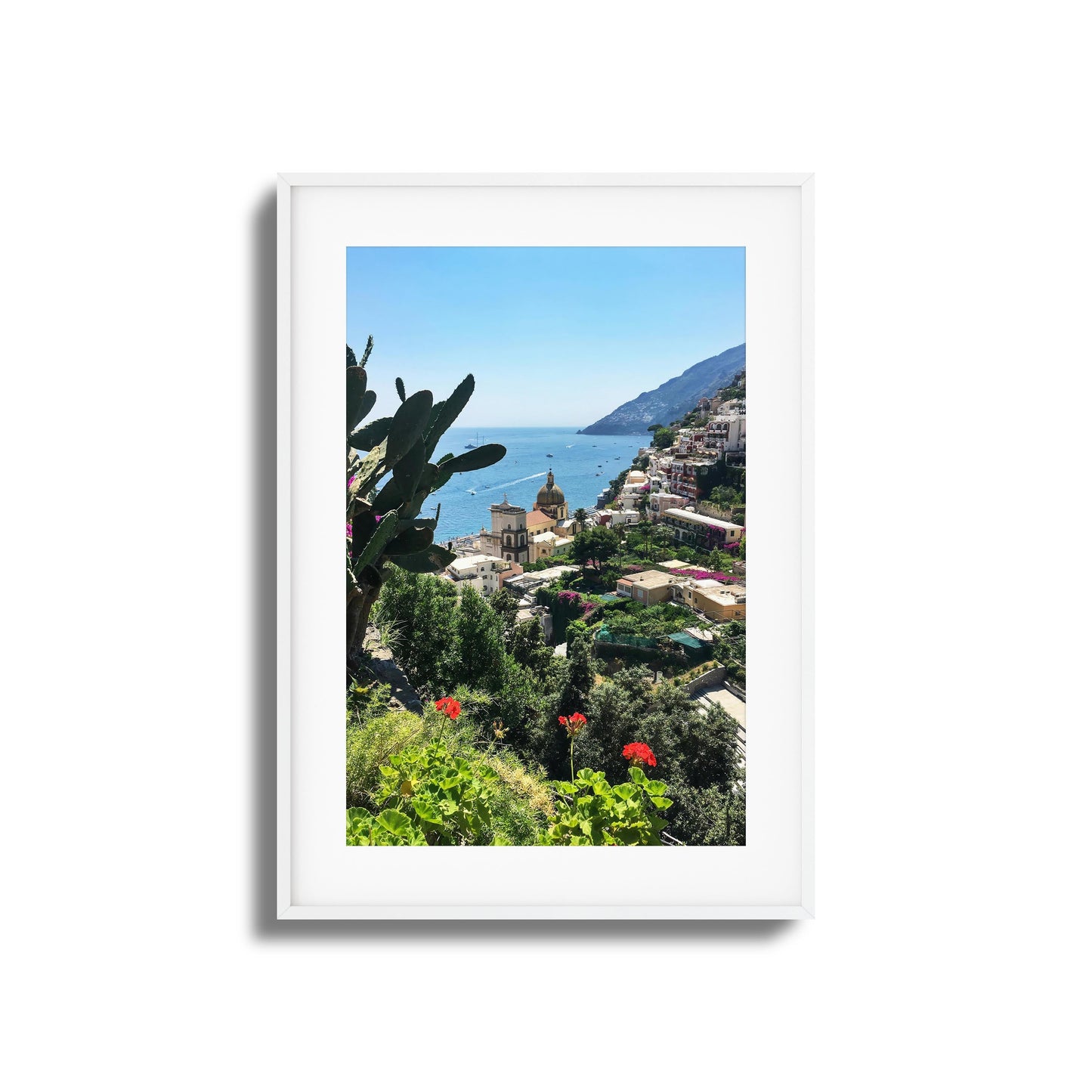 Positano Heights Framed Art