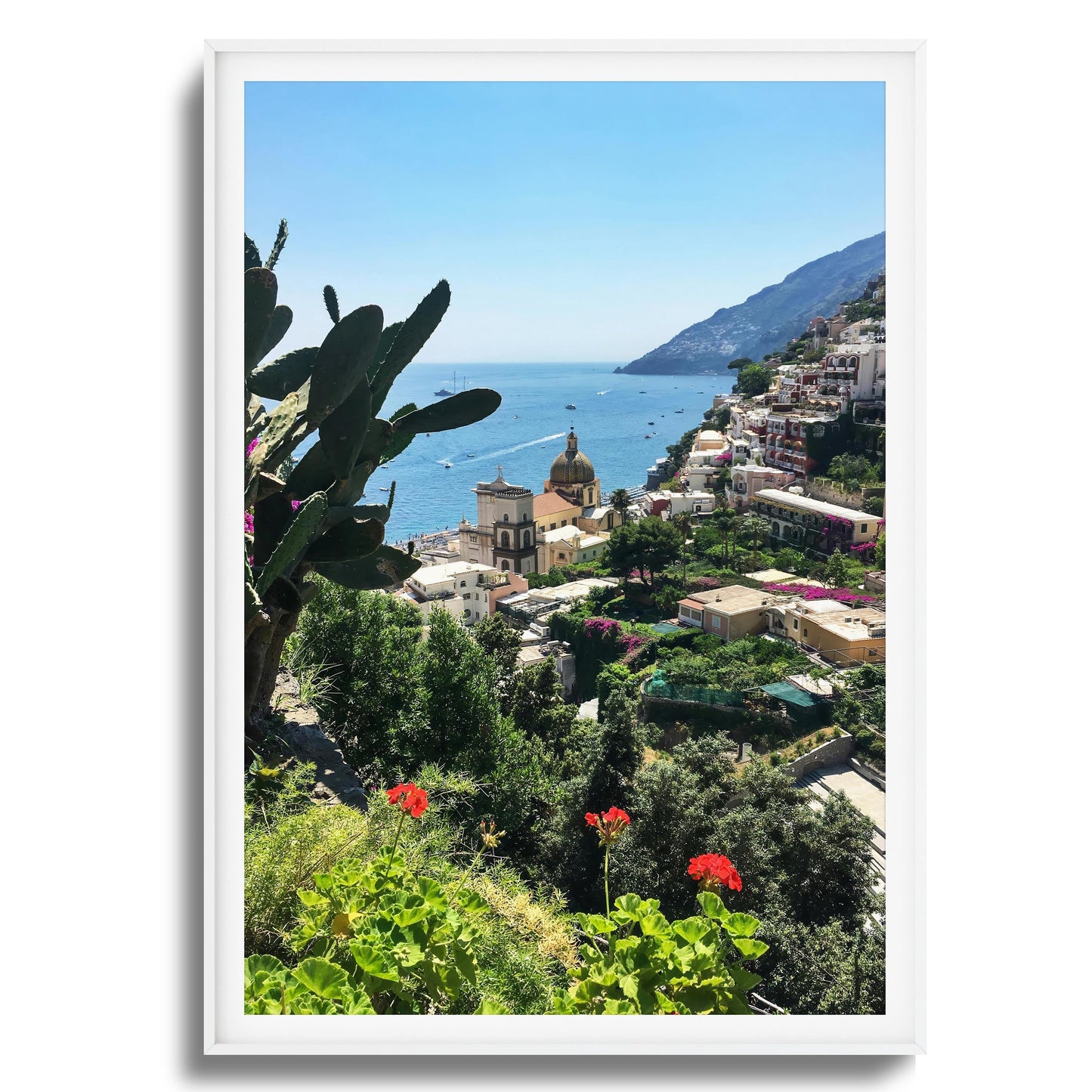 Positano Heights Framed Art