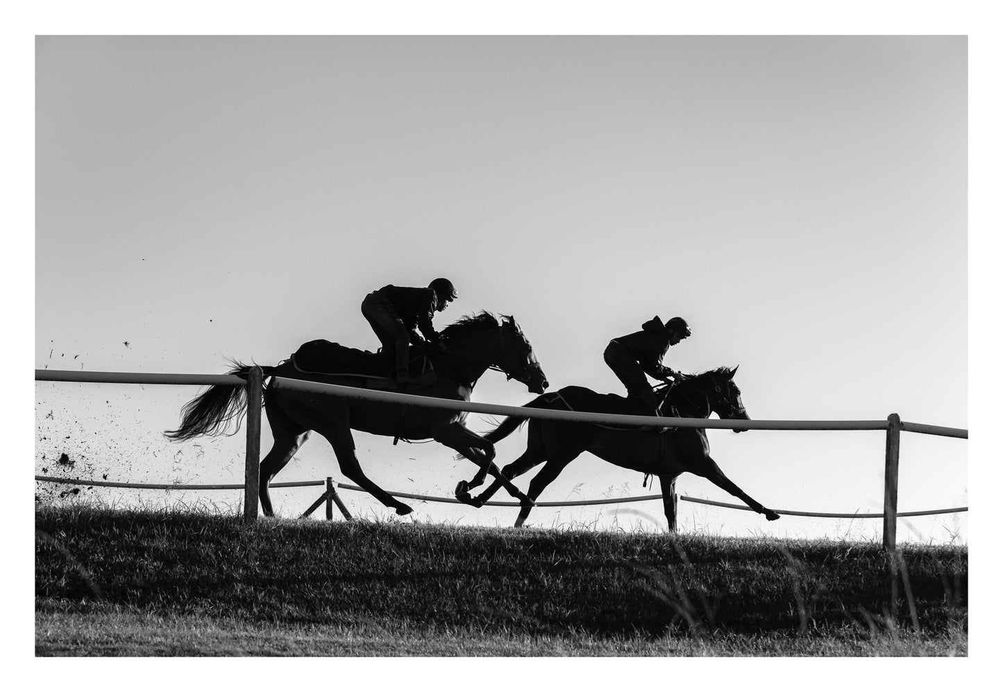 Racing Souls on the Horizon Framed Art