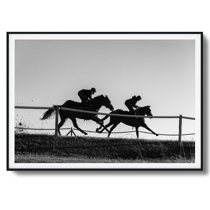 Racing Souls on the Horizon Framed Art