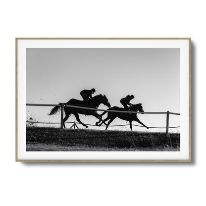 Racing Souls on the Horizon Framed Art