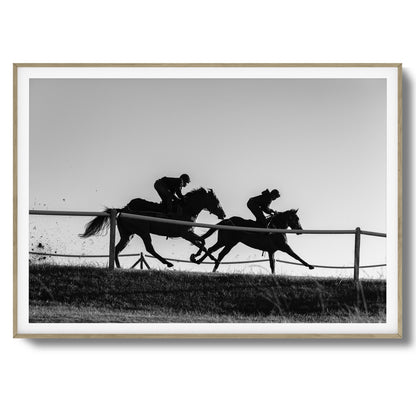 Racing Souls on the Horizon Framed Art