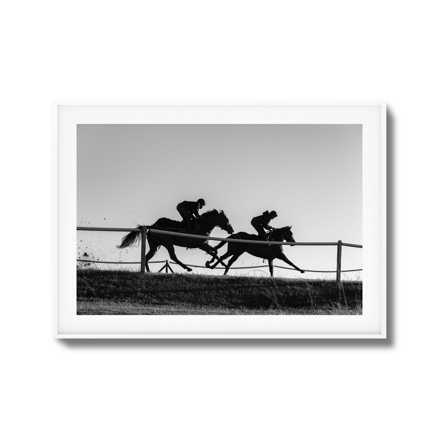 Racing Souls on the Horizon Framed Art