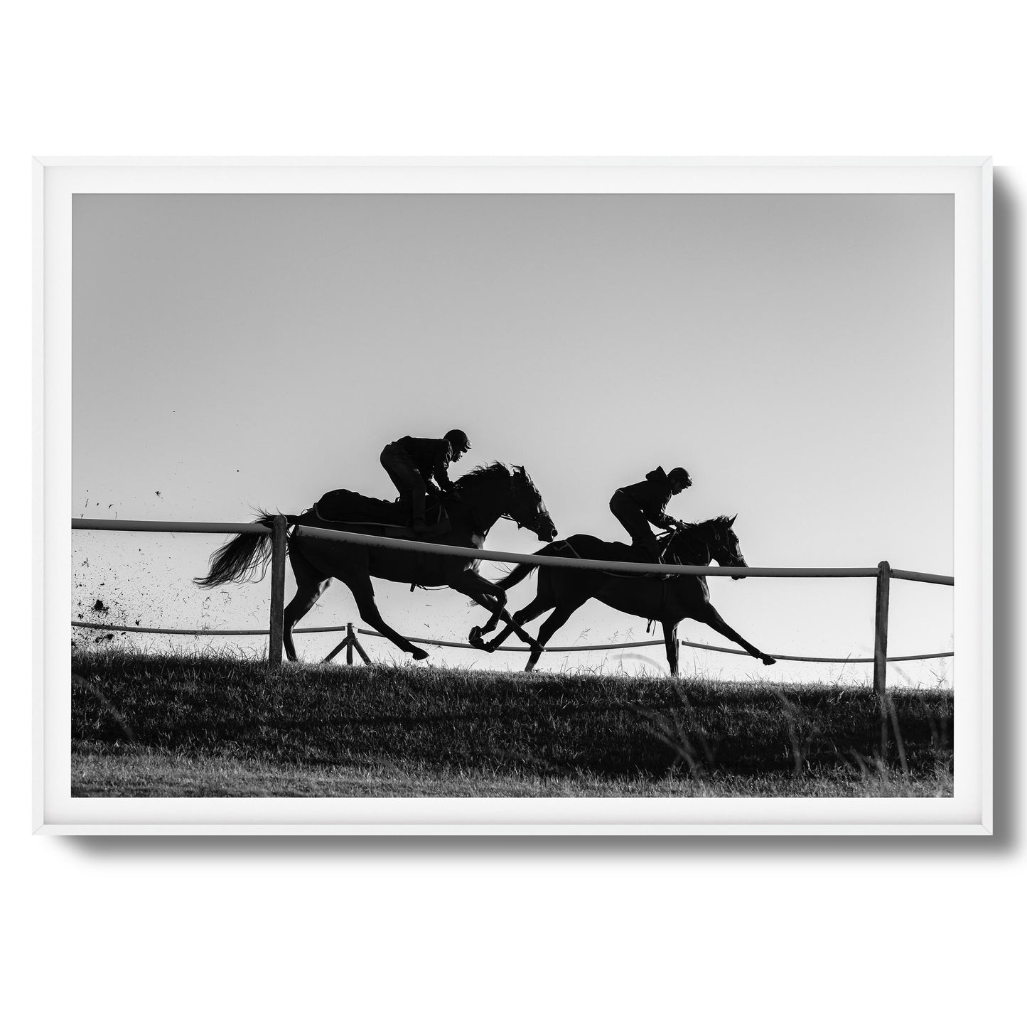 Racing Souls on the Horizon Framed Art