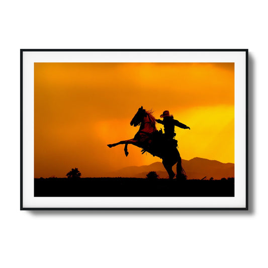 Ride the Fire Framed Art