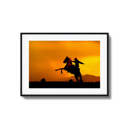 Ride the Fire Framed Art