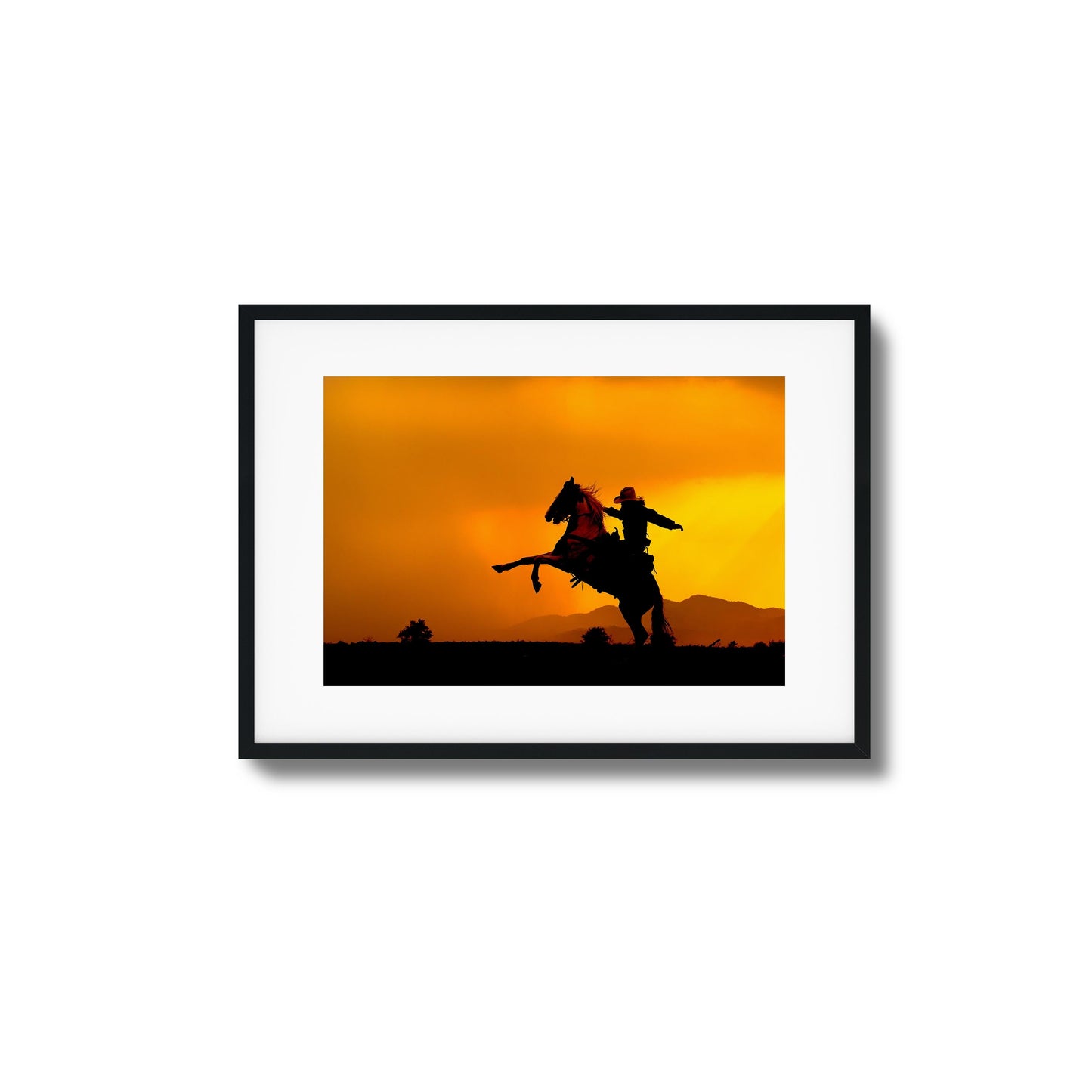 Ride the Fire Framed Art