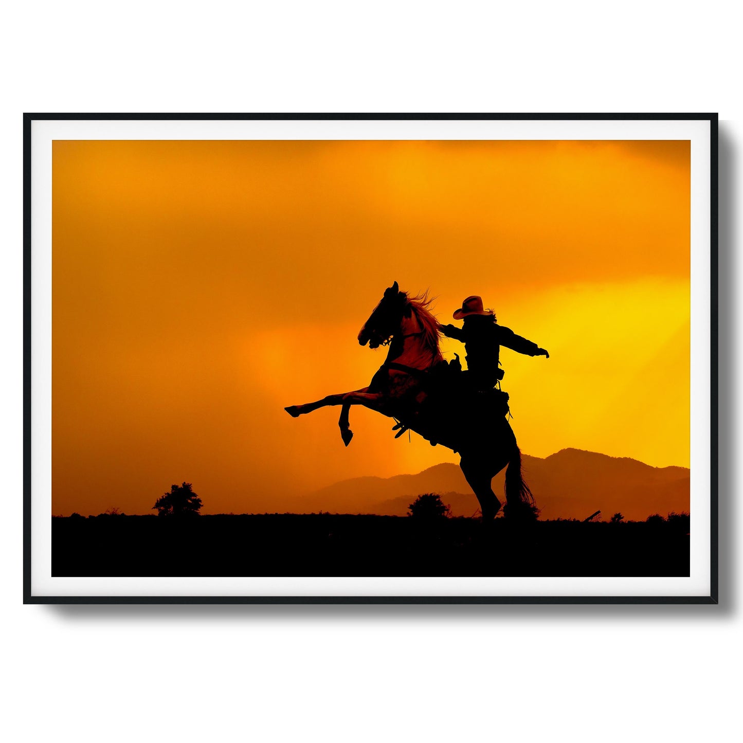 Ride the Fire Framed Art