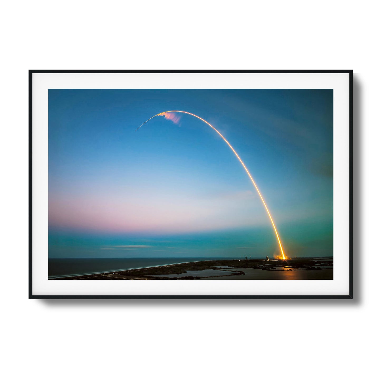 Rocket Launch Framed Art