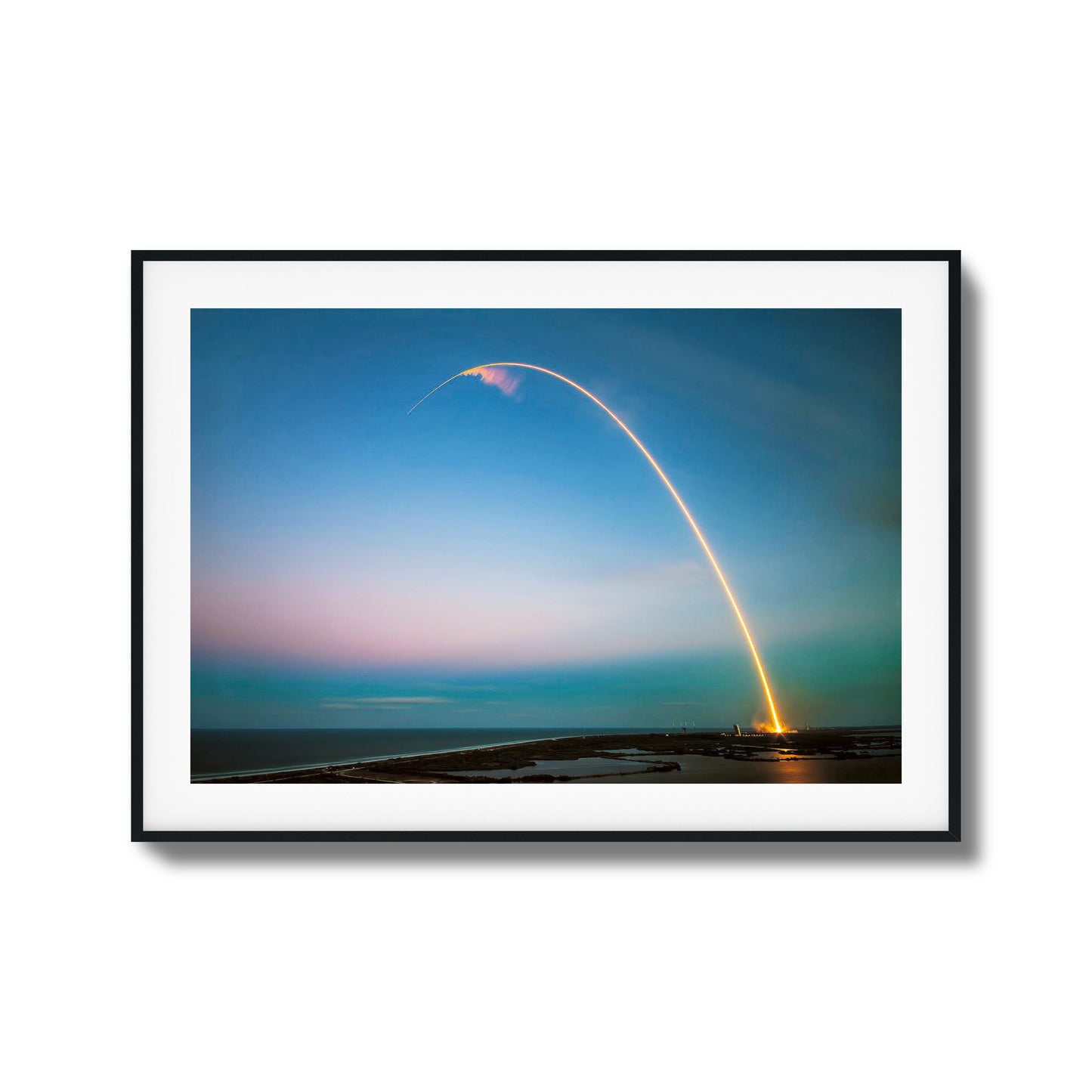 Rocket Launch Framed Art