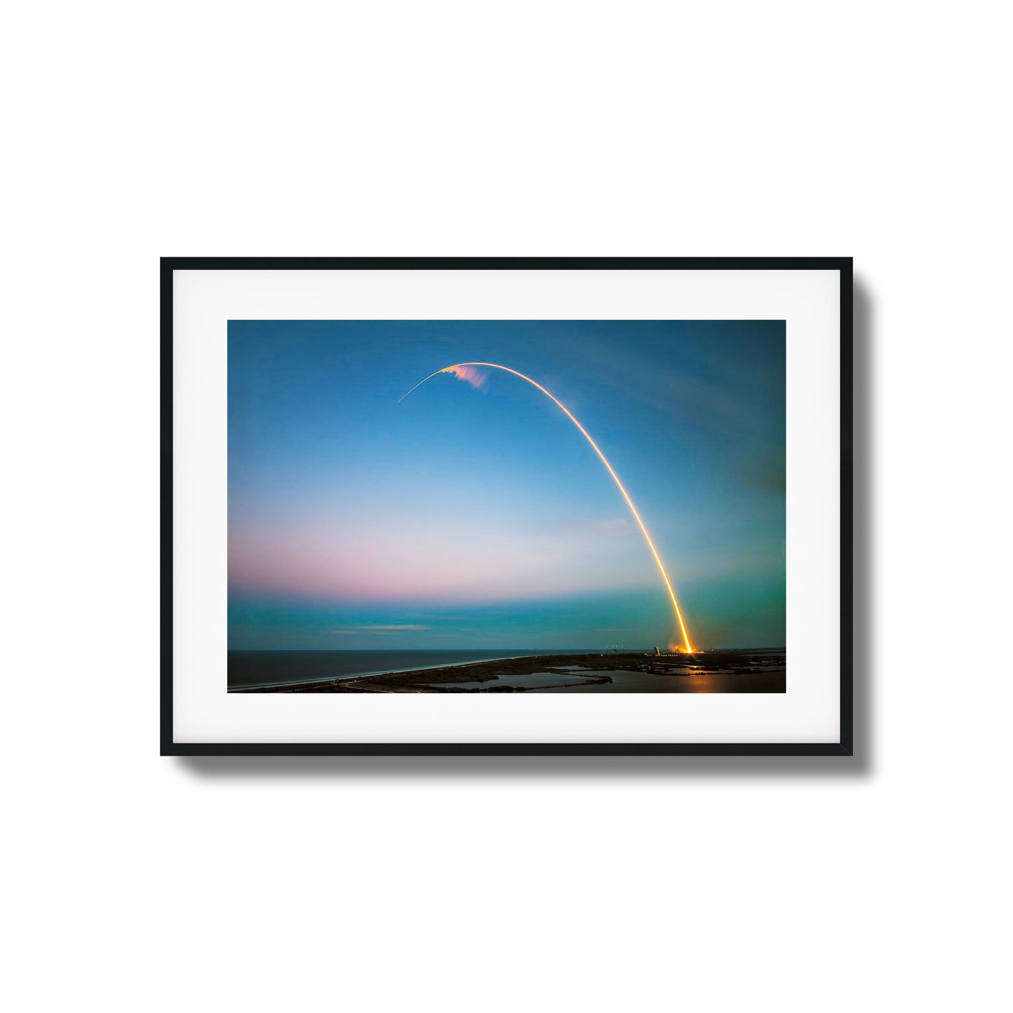 Rocket Launch Framed Art