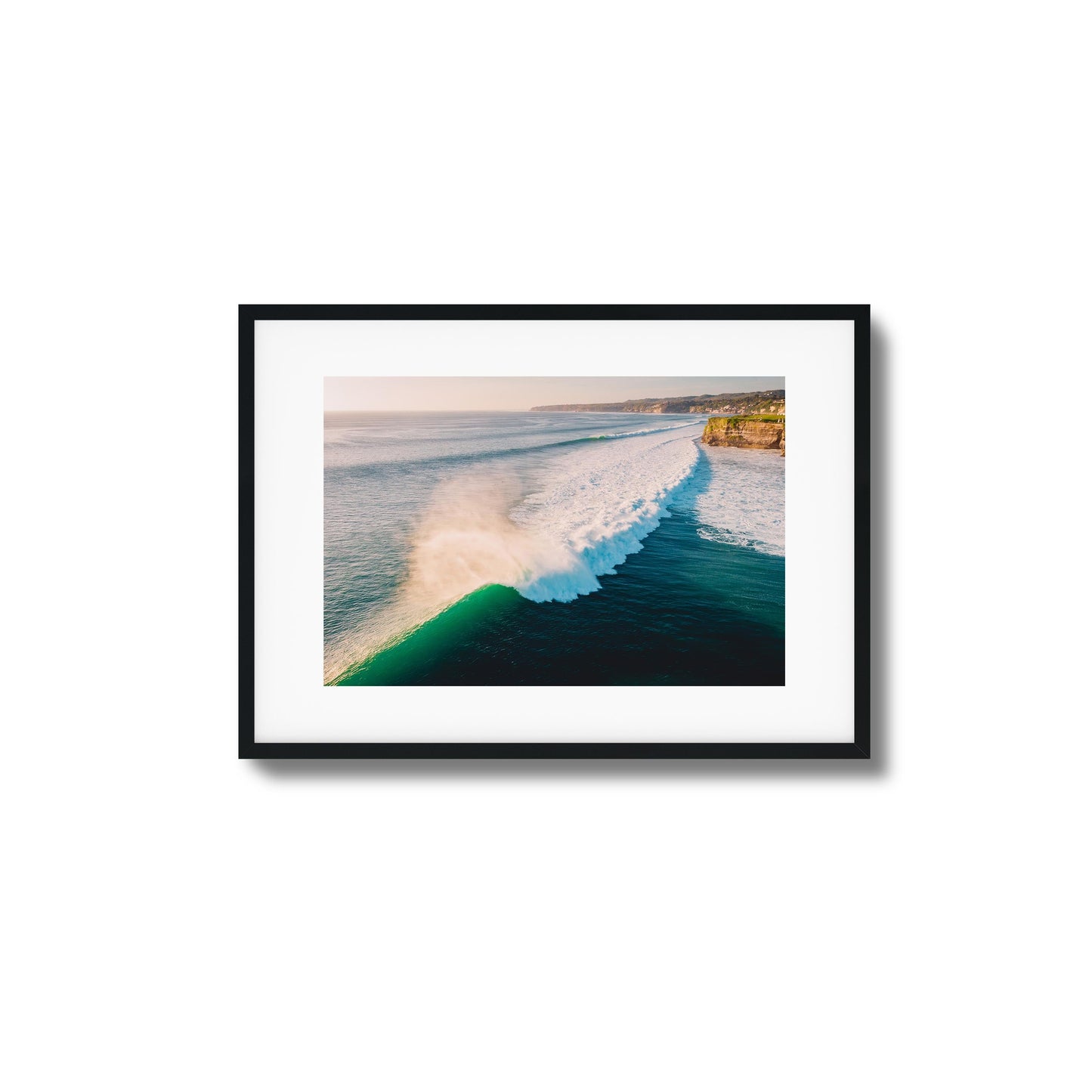 Rolling Waves from Above Framed Art