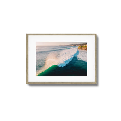 Rolling Waves from Above Framed Art