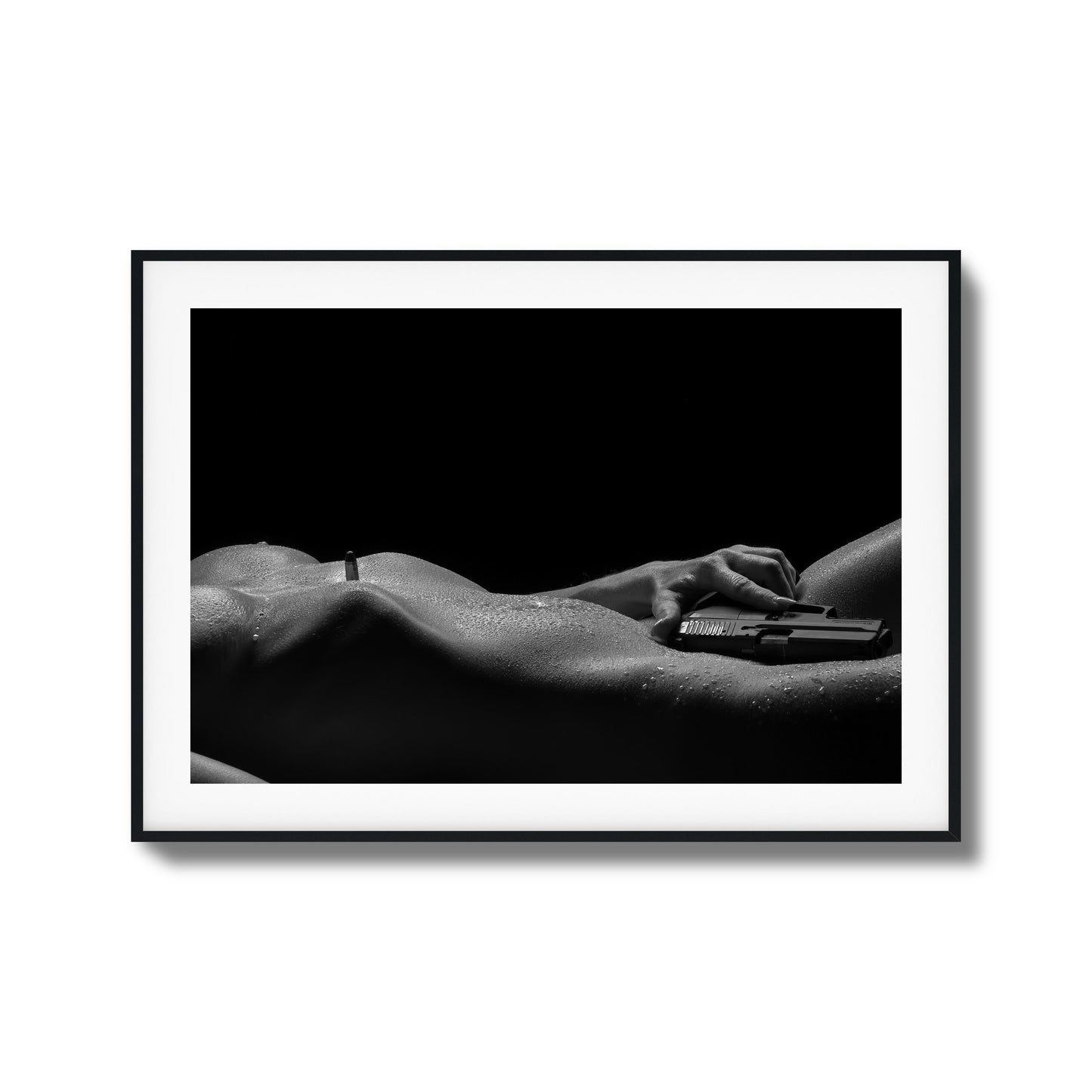 Sensual Power with Sidearm Framed Art