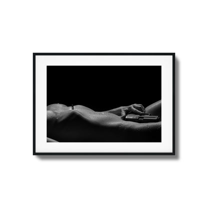 Sensual Power with Sidearm Framed Art
