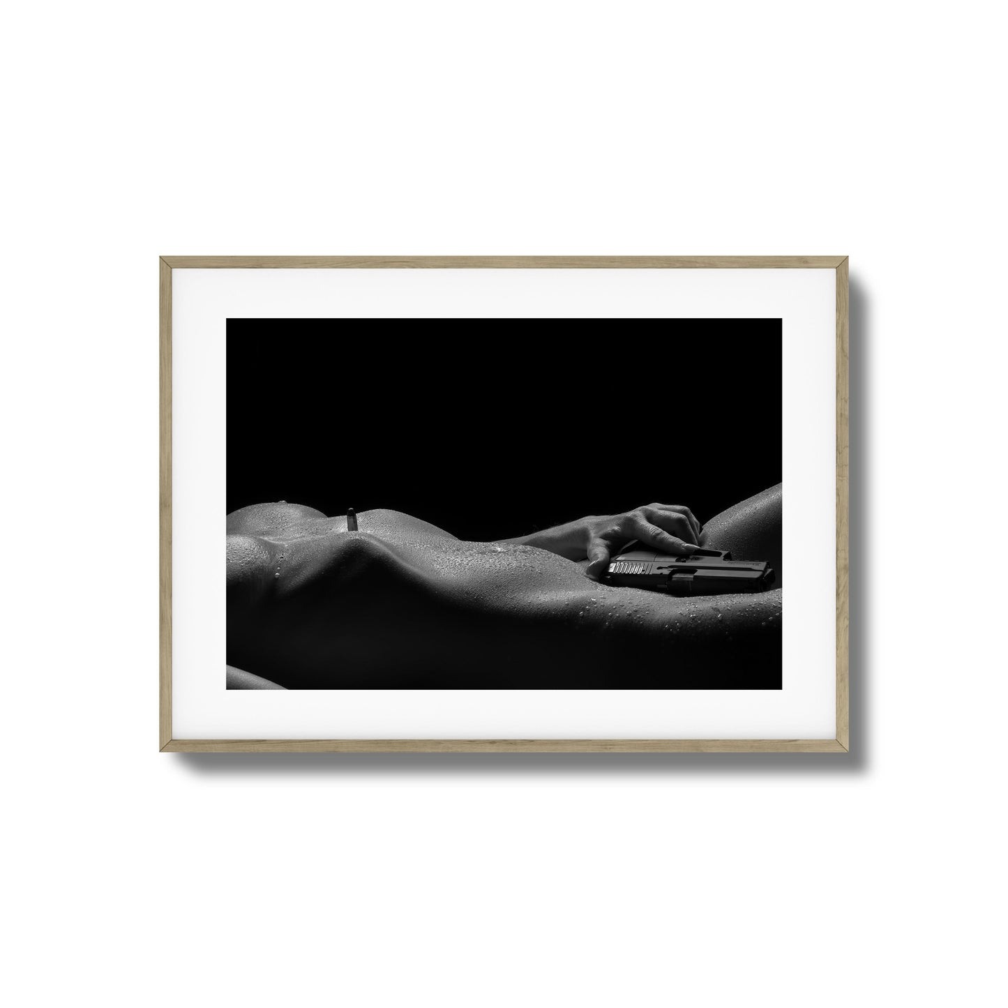 Sensual Power with Sidearm Framed Art