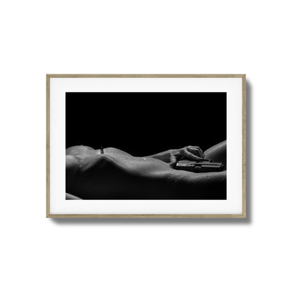 Sensual Power with Sidearm Framed Art