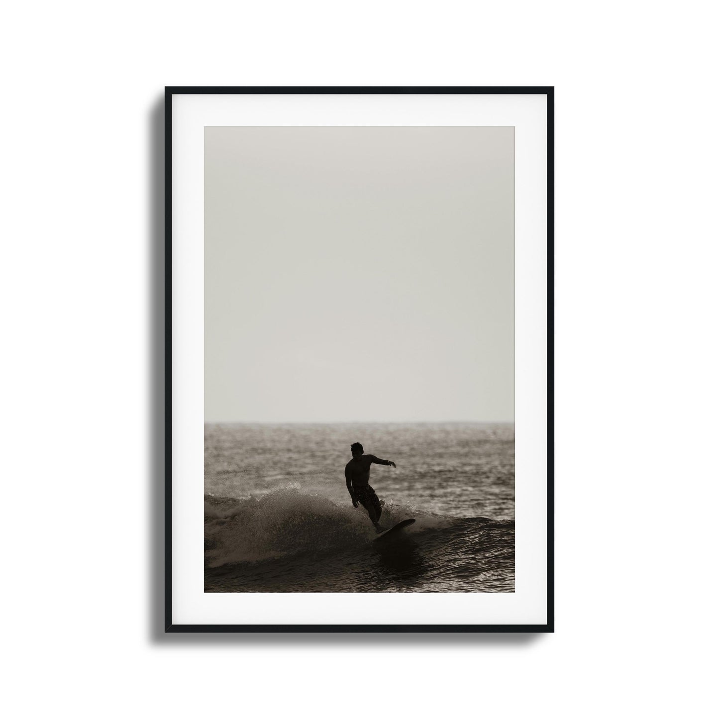 Sepia Ride Framed Art