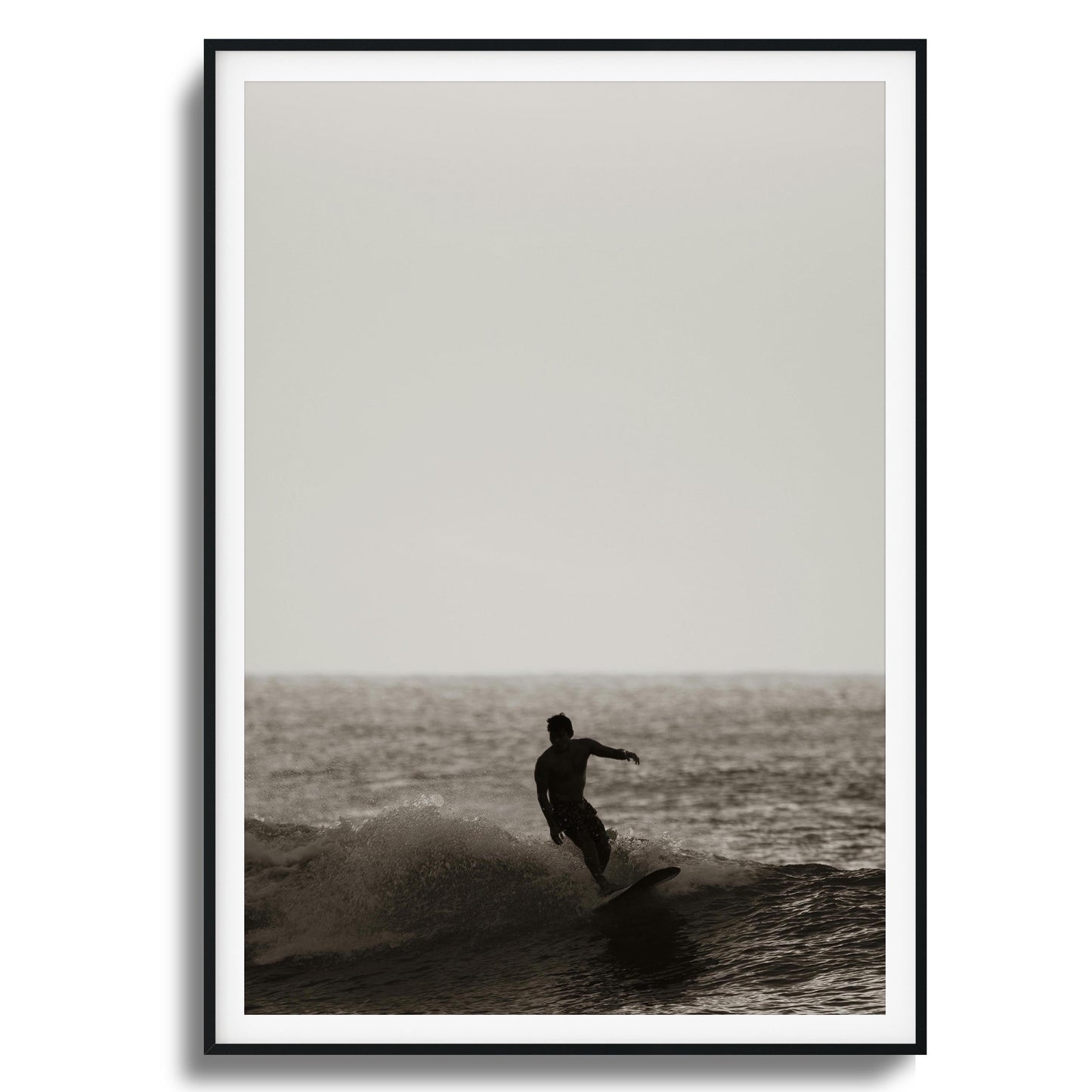 Sepia Ride Framed Art