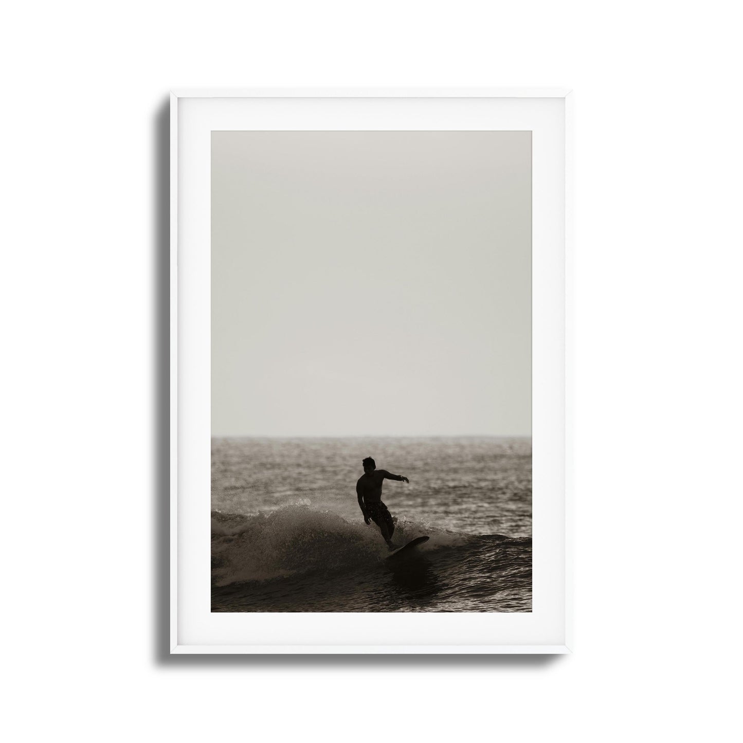 Sepia Ride Framed Art