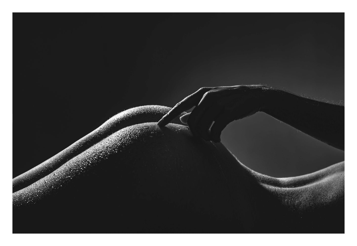 Single Finger Touch Framed Art