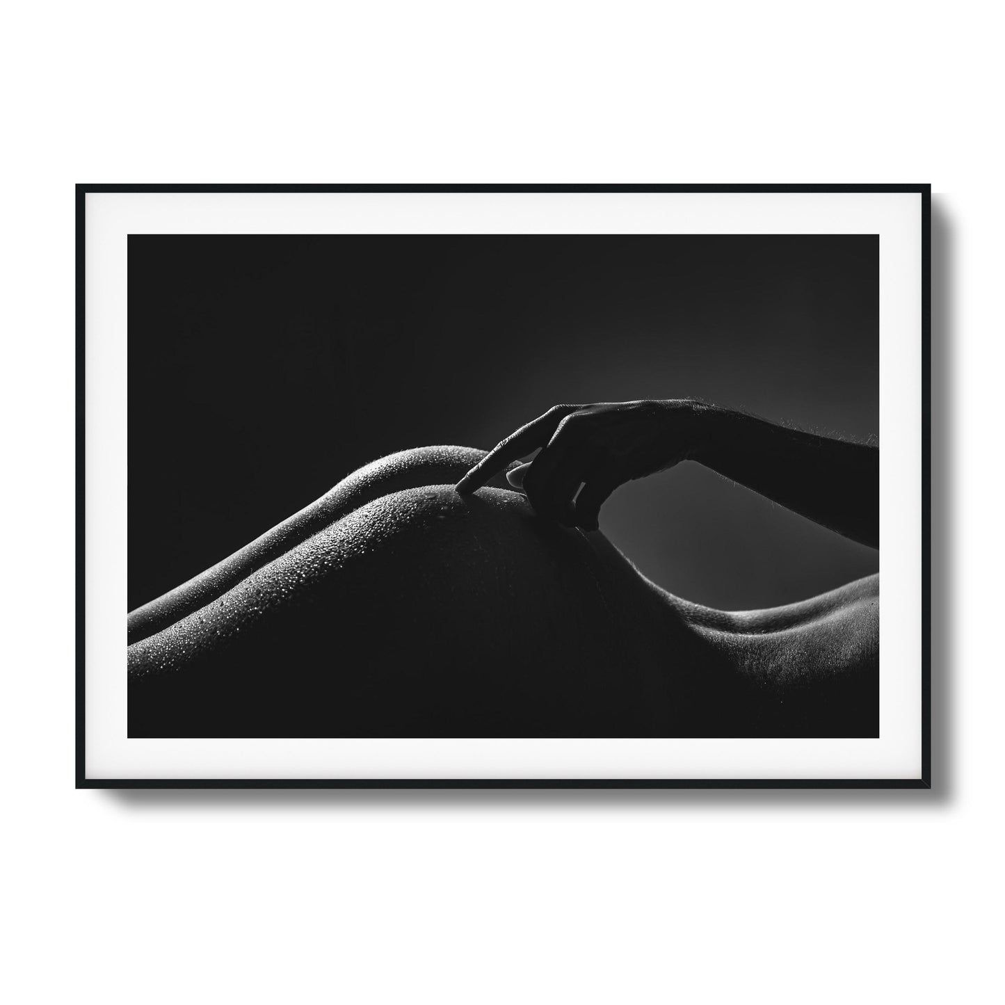 Single Finger Touch Framed Art