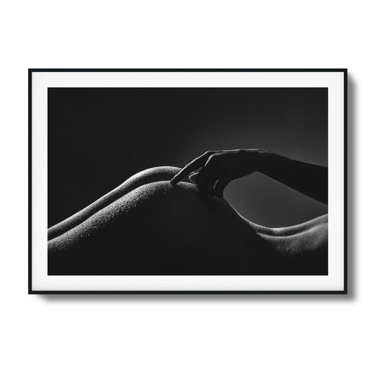 Single Finger Touch Framed Art