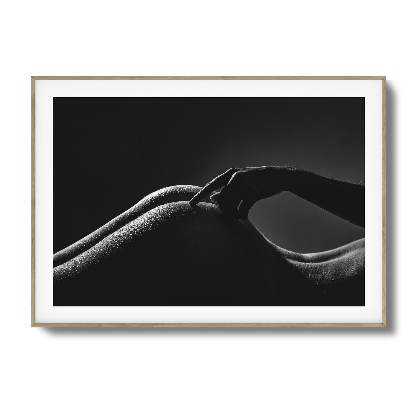 Single Finger Touch Framed Art