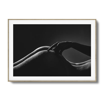 Single Finger Touch Framed Art