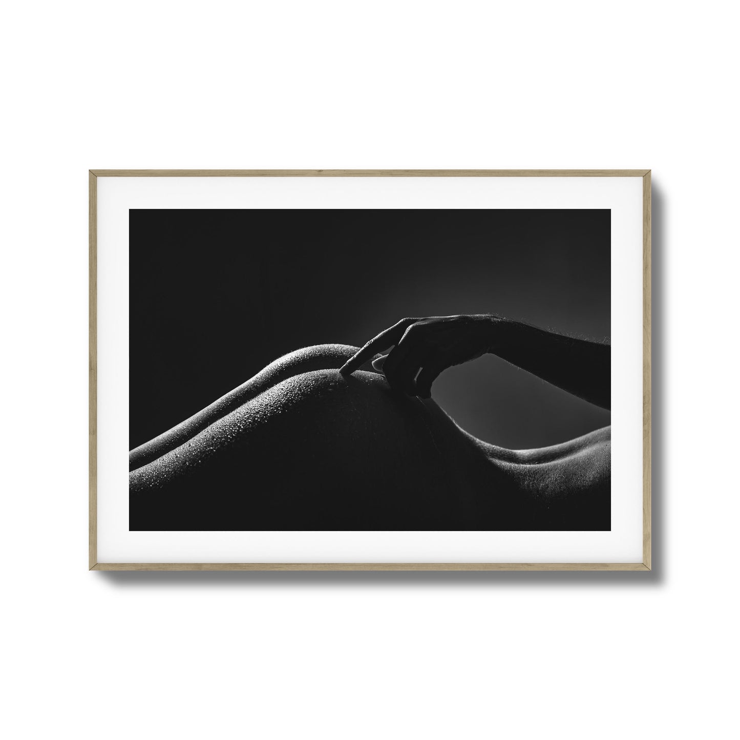 Single Finger Touch Framed Art